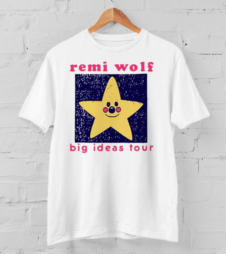 Remi Wolf Big Ideas Tour Smiling Star T-Shirt