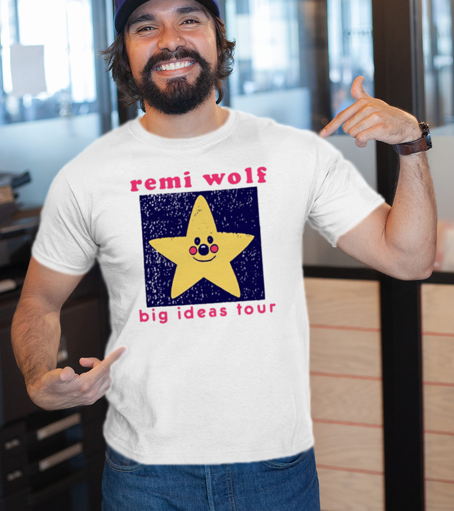 Remi Wolf Big Ideas Tour Smiling Star T-Shirt