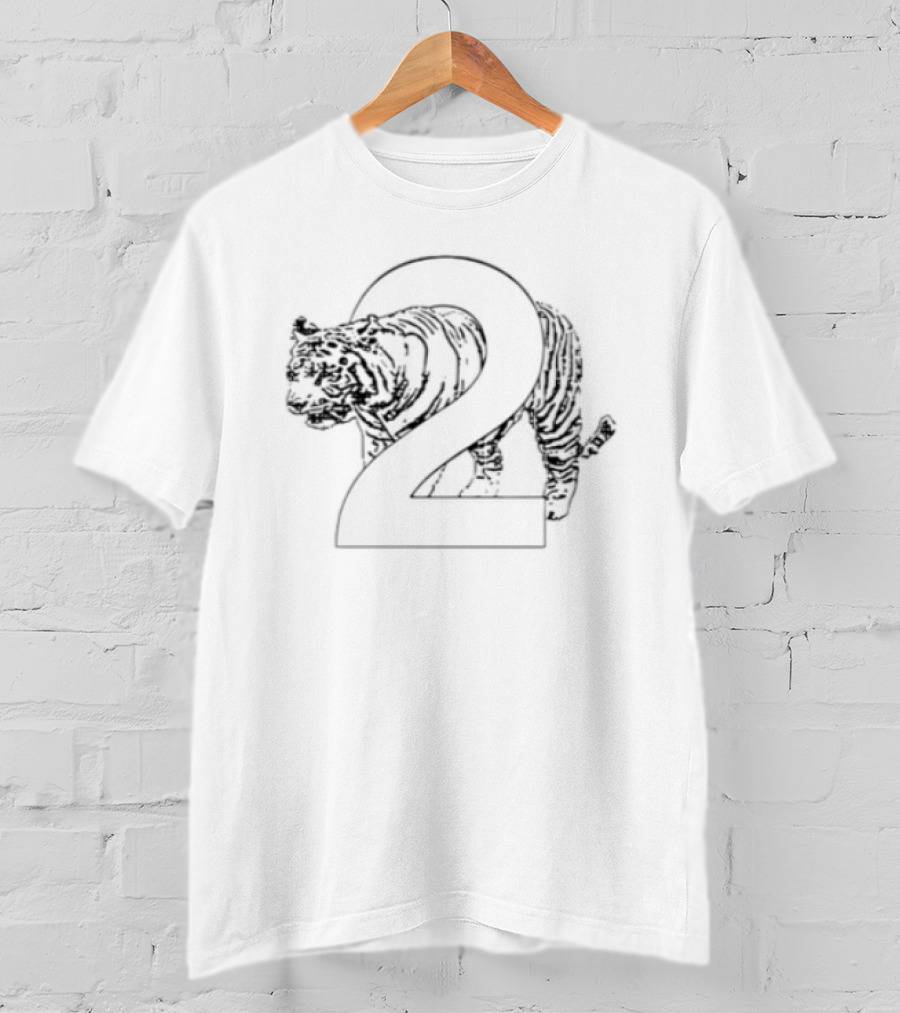 222 Pixel Tiger Graphic Wild Style T-Shirt