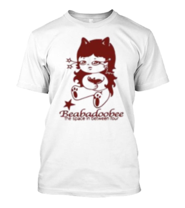Beabadoobee The Space In Between Tour Cat Ears Character This Is How Tomorrow Moves T-Shirt