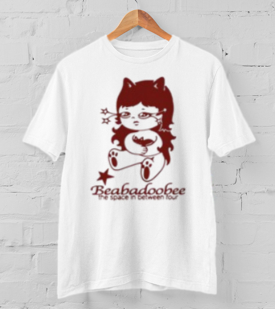 Beabadoobee The Space In Between Tour Cat Ears Character This Is How Tomorrow Moves T-Shirt