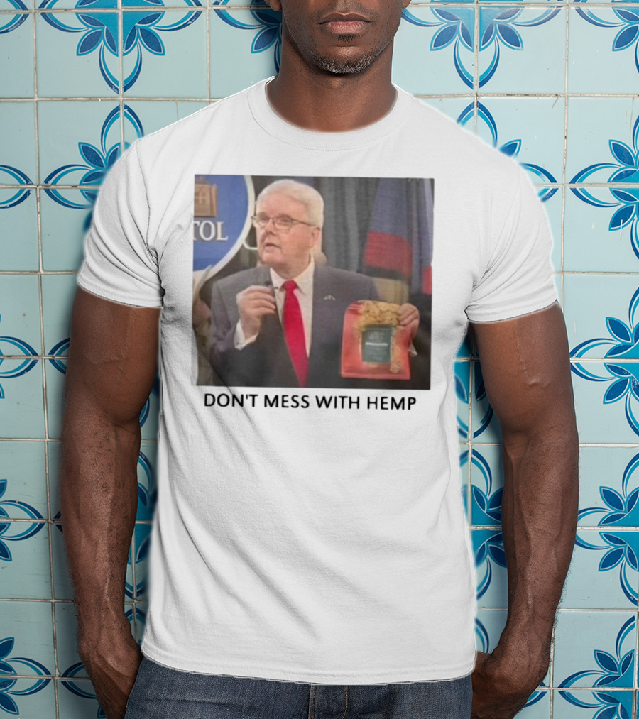 Don't Mess With Hemp Capitol Speech Red Tie Holder T-Shirt