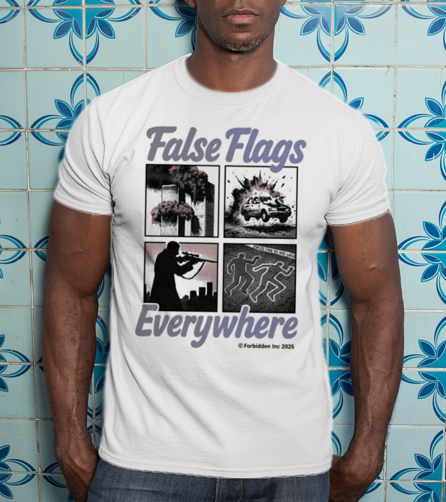 False Flags Explosions Imagery Everywhere T-Shirt