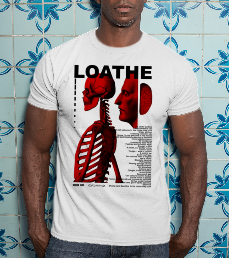 Loathe Anatomy Skull And Brain Illustration T-Shirt