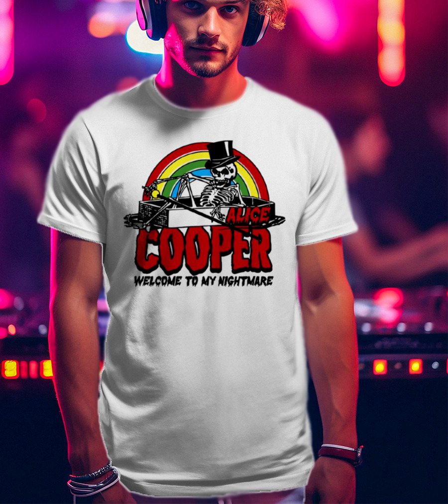 Alice Cooper Welcome To My Nightmare Rainbow Edition T-Shirt