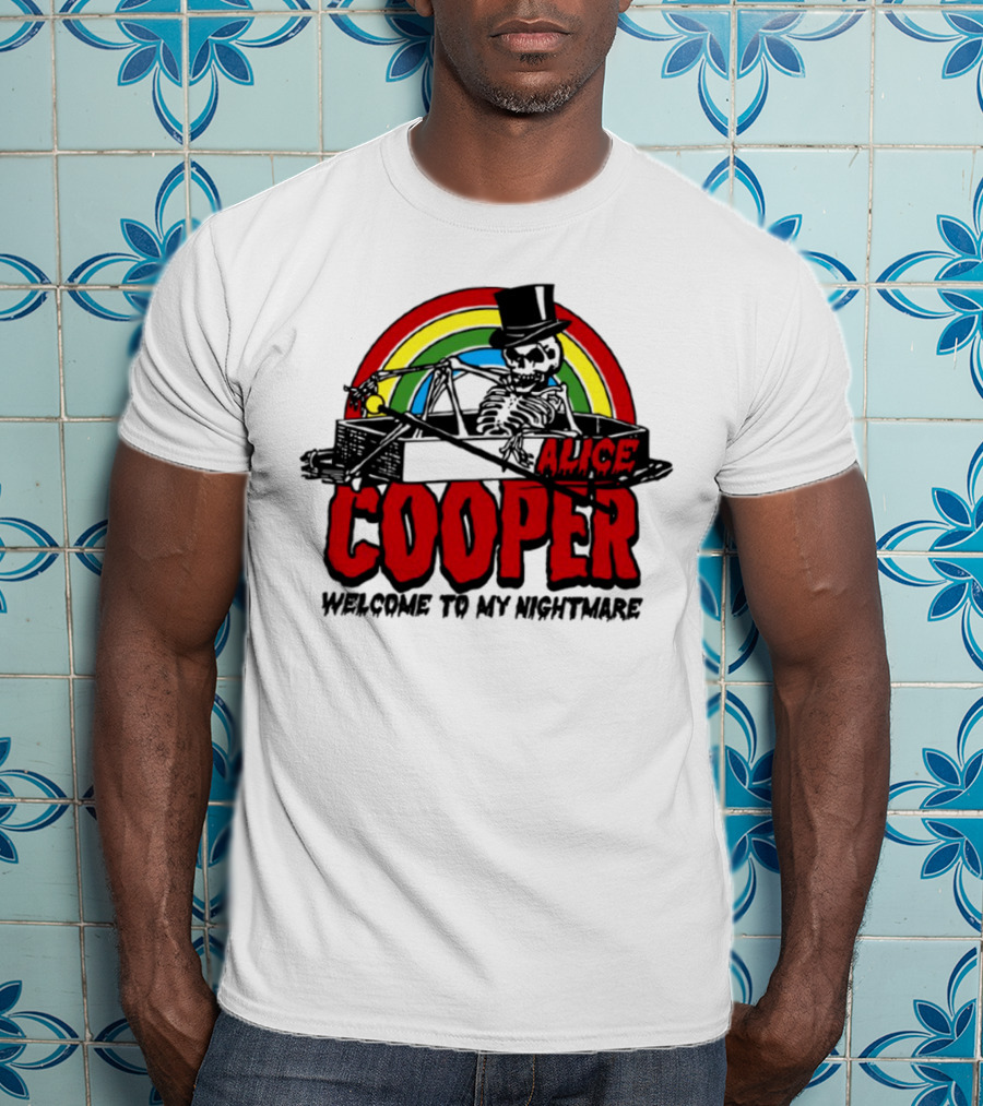 Alice Cooper Welcome To My Nightmare Rainbow Edition T-Shirt