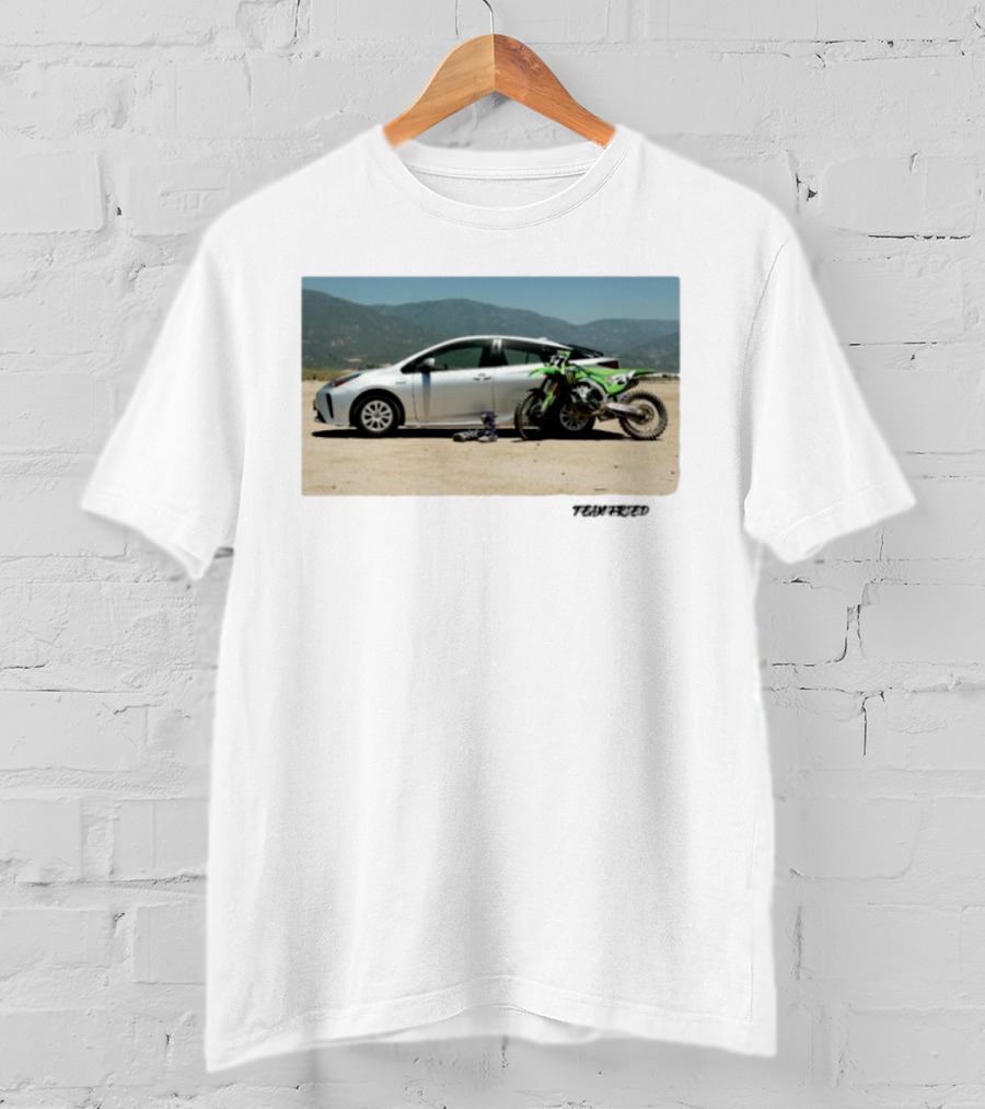 Team Fried Foreign Prius Dirt Bike Adventure TRVRD T-Shirt