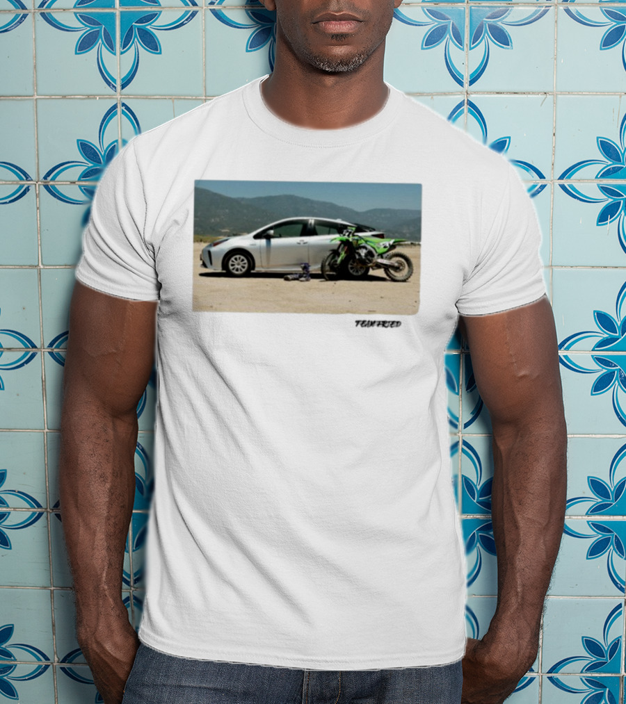 Team Fried Foreign Prius Dirt Bike Adventure TRVRD T-Shirt