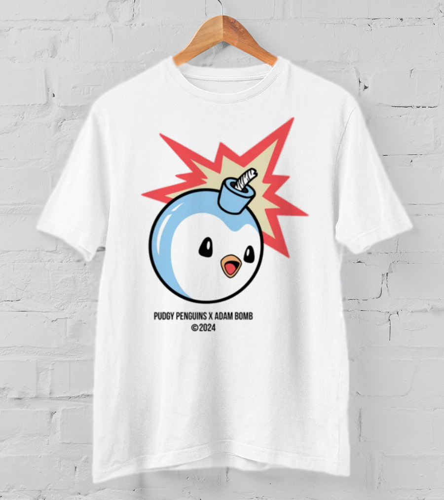 The Hundreds Pudgy Penguins Adam Bomb Collaboration 2023 T-Shirt