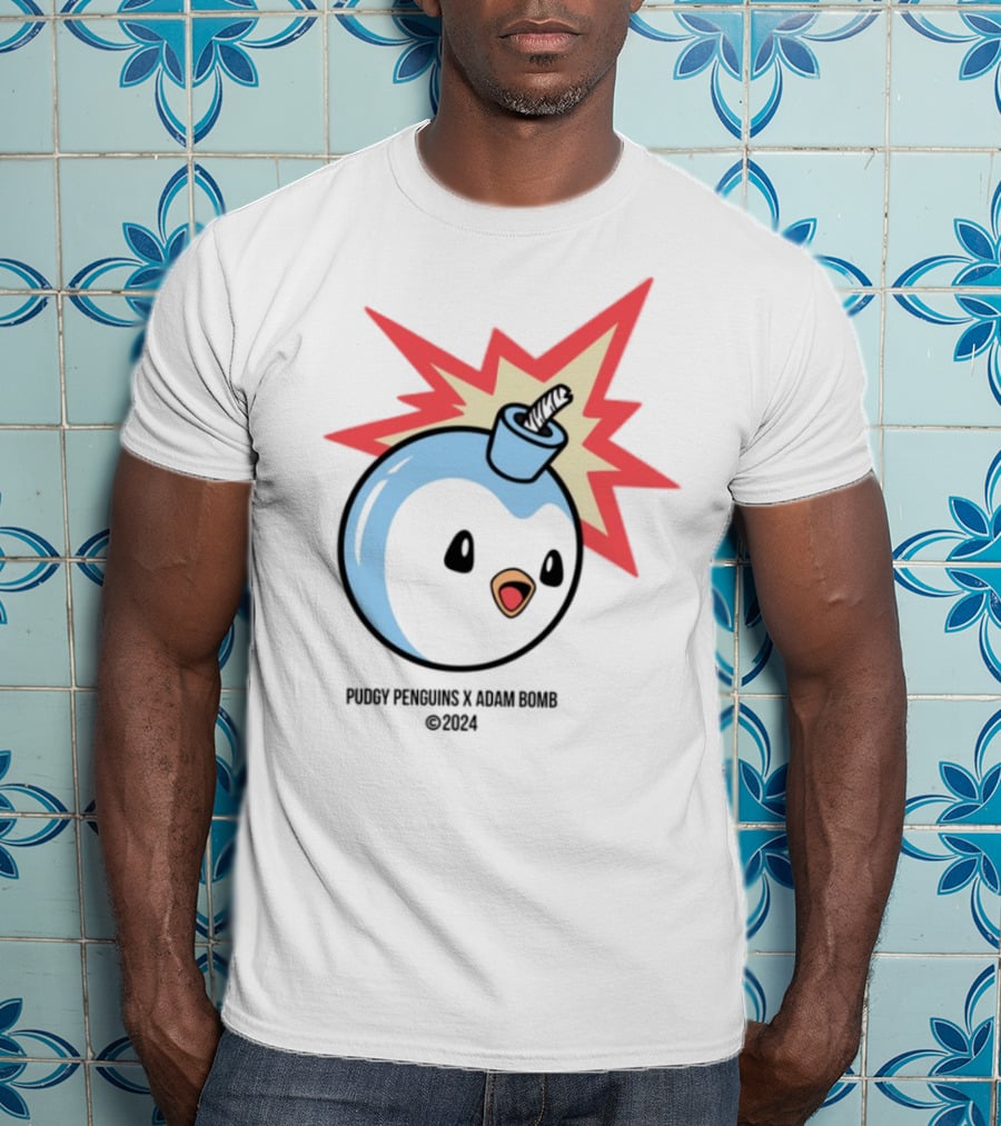 The Hundreds Pudgy Penguins Adam Bomb Collaboration 2023 T-Shirt