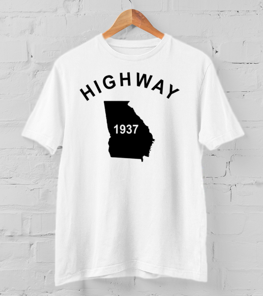 Highway 1937 Georgia Map Design Tyrus T-Shirt
