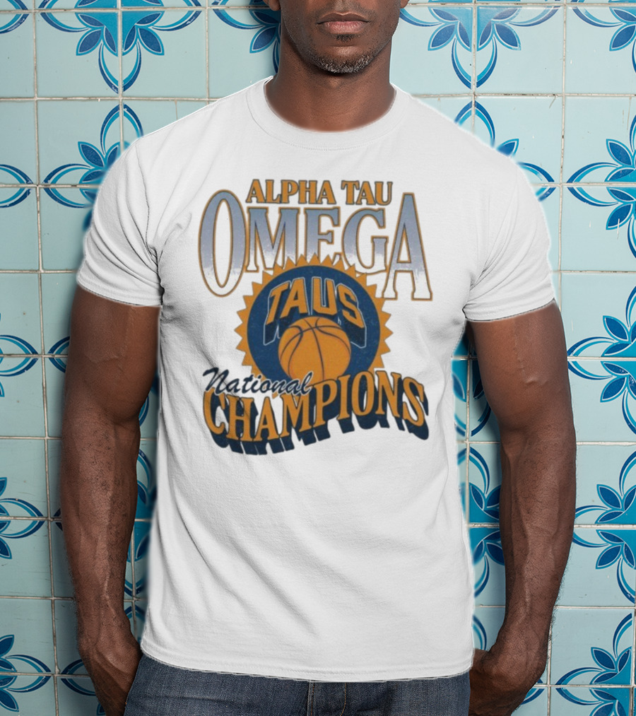 Alpha Tau Omega TAUS National Champions Basketball T-Shirt
