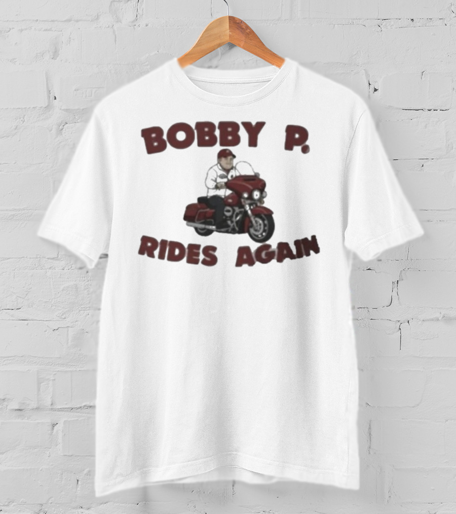 Bobby P Rides Again Motorcycle Adventure T-Shirt