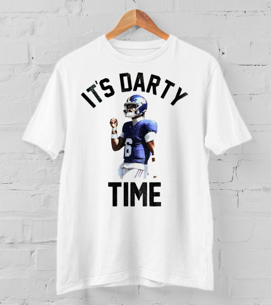 Jaxson Dart It's Darty Time New York Giants Football NFL 2025 T-Shirt