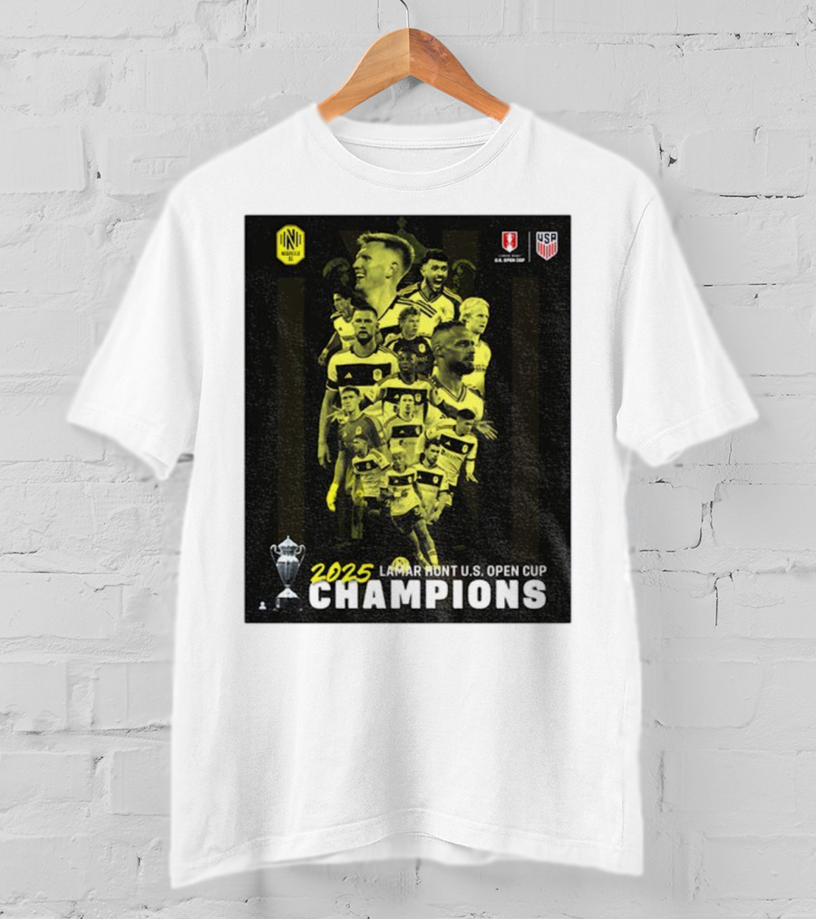 Nashville SC 2025 Lamar Hunt U.S. Open Cup Champions T-Shirt