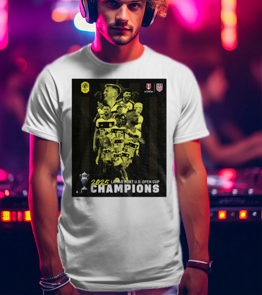 Nashville SC 2025 Lamar Hunt U.S. Open Cup Champions T-Shirt