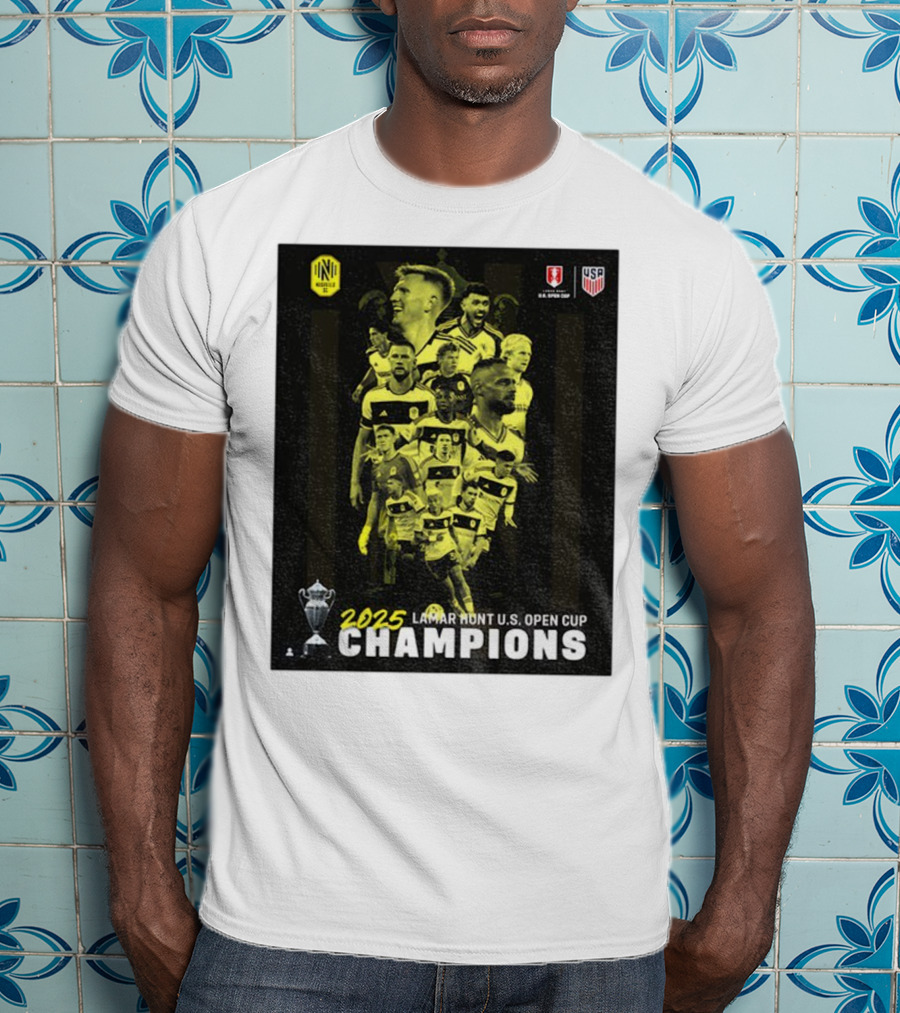 Nashville SC 2025 Lamar Hunt U.S. Open Cup Champions T-Shirt