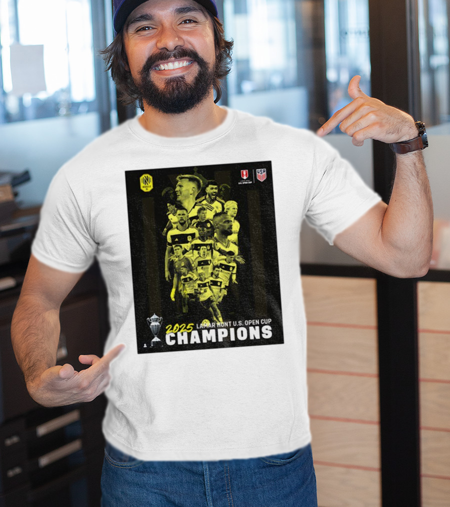 Nashville SC 2025 Lamar Hunt U.S. Open Cup Champions T-Shirt