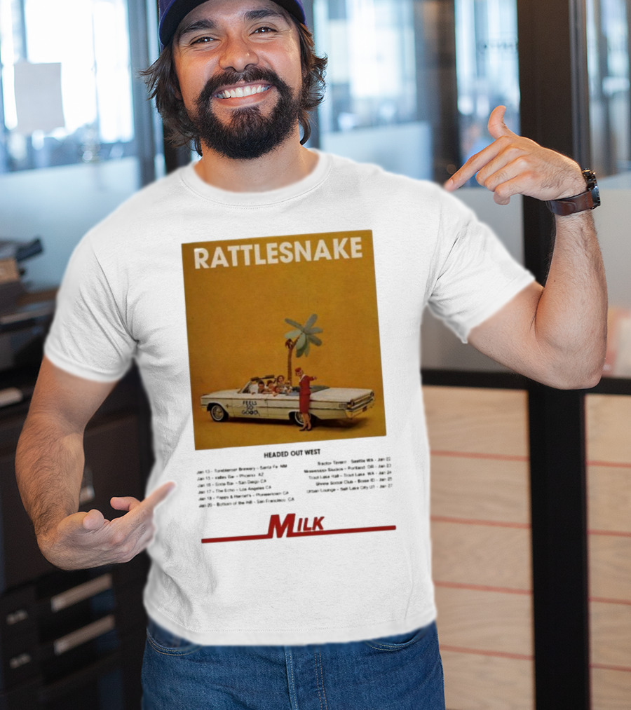 Rattlesnake Milk Feels So Good Headed Out West Tour 2026 T-Shirt