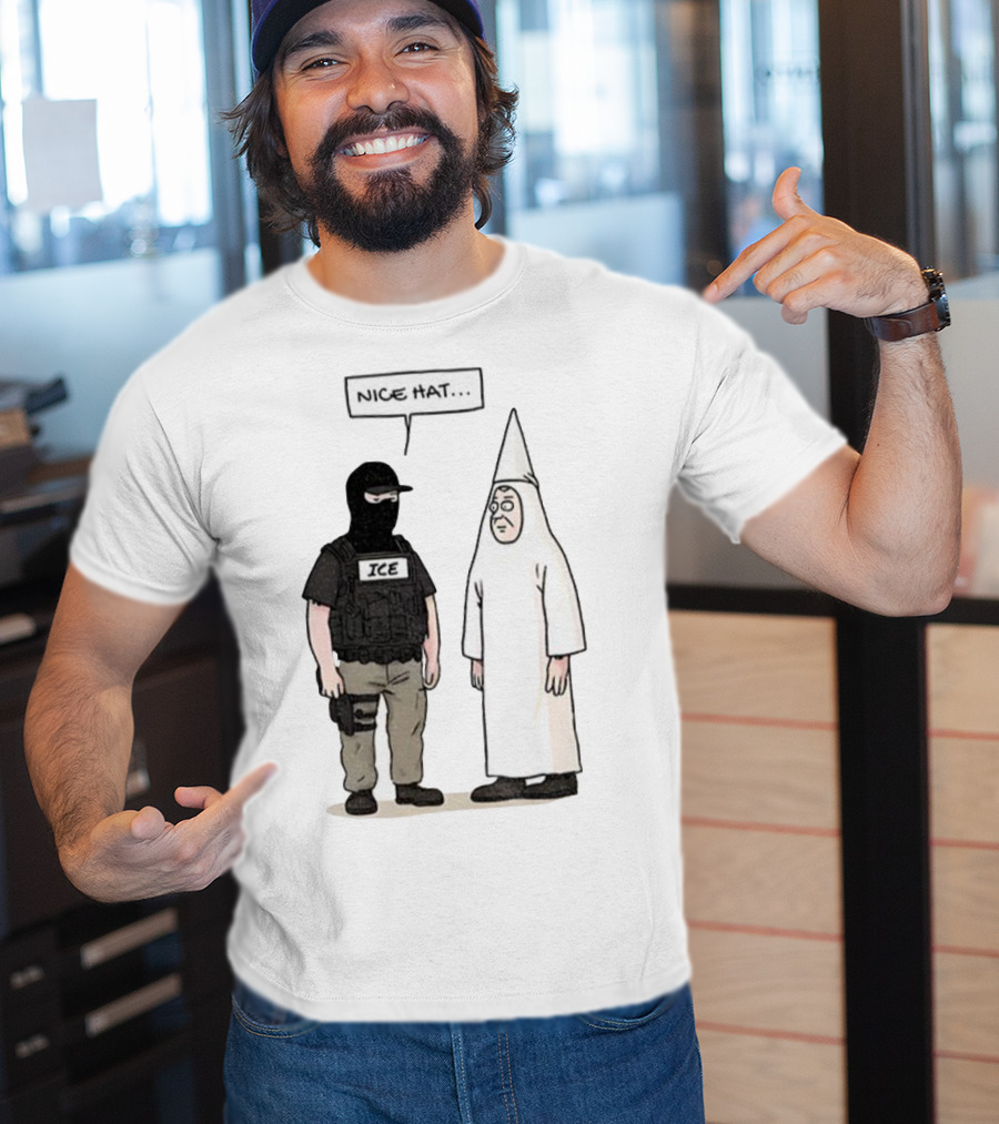 Subtle Fuck Trump Fuck ICE Nice Hat T-Shirt