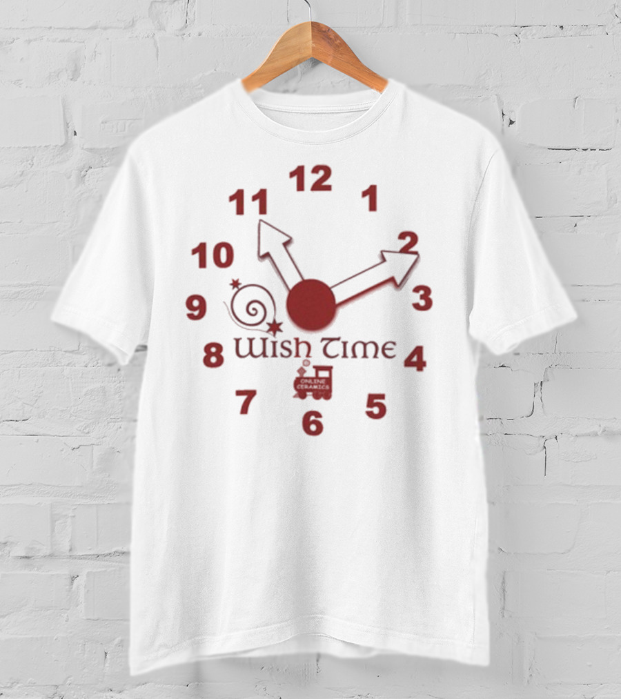 Wish Time With Train And Spirals Theme T-Shirt