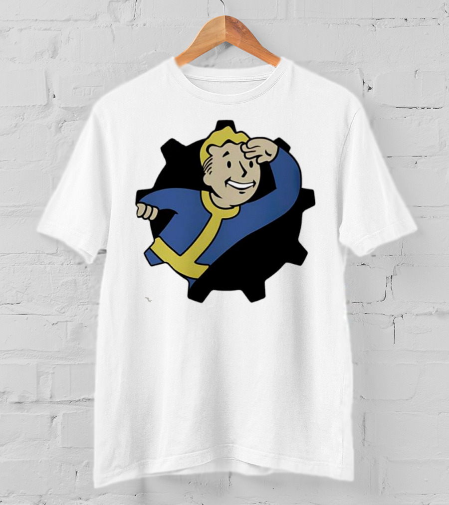 Fallout Vault Boy Lookout Iconic Pose T-Shirt