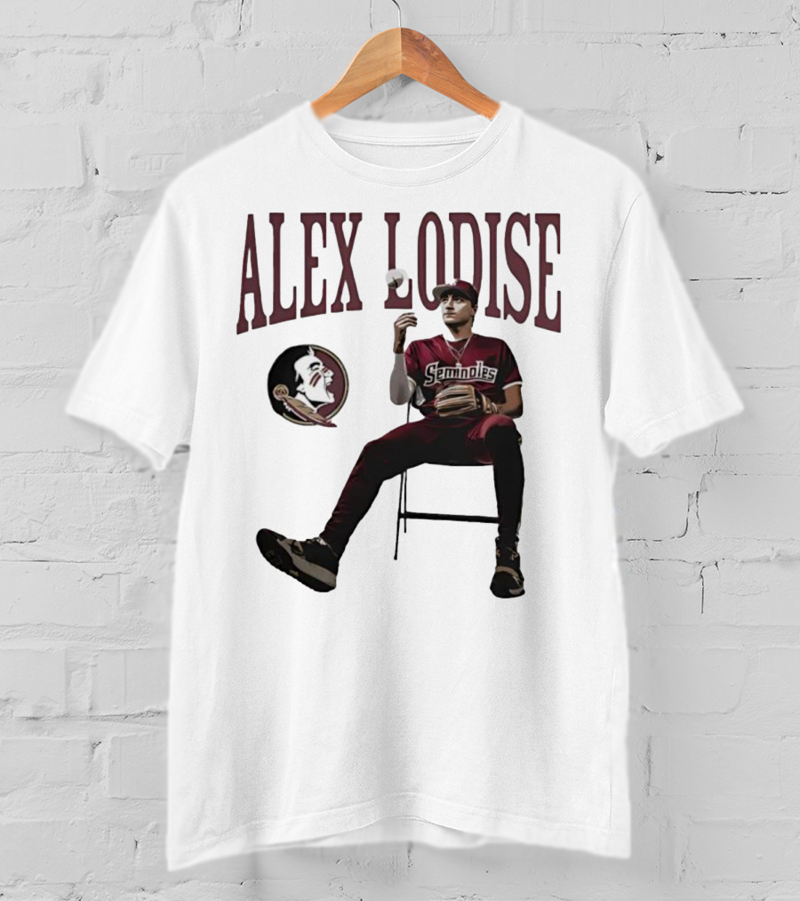 Florida State Seminoles Alex Lodise FSU Baseball Seminoles Icon T-Shirt