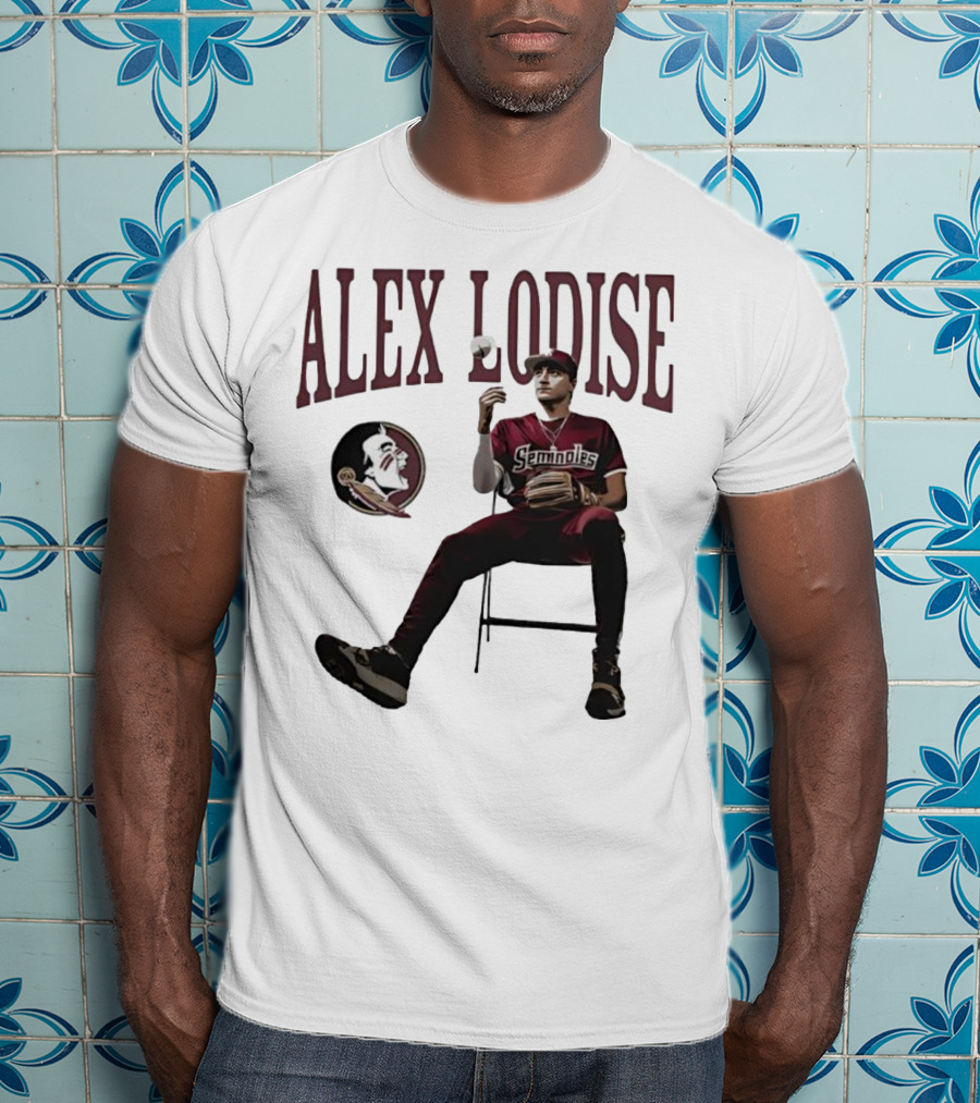 Florida State Seminoles Alex Lodise FSU Baseball Seminoles Icon T-Shirt
