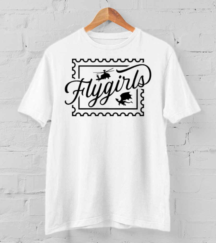 Rebecca Yarros Flygirls Stamp Aviation Enthusiasts Vintage Style T-Shirt