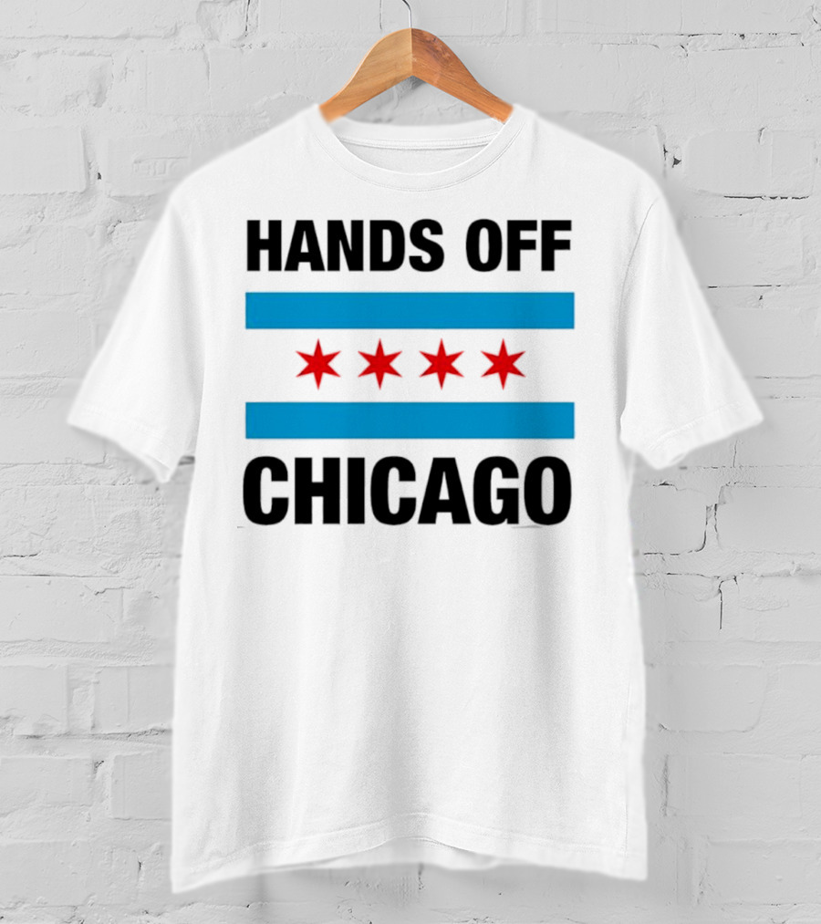 Chicago Flag Iconic Four Red Stars Blue Stripes T-Shirt