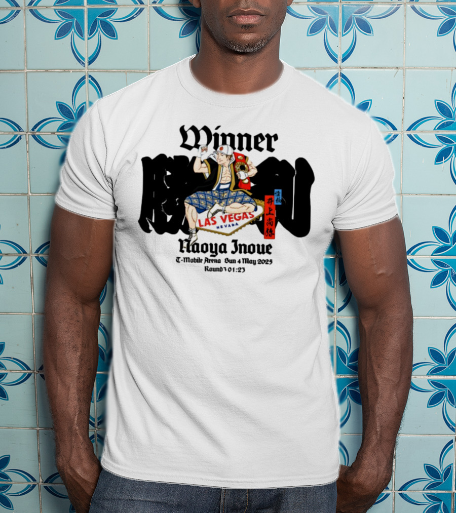 Monster Naoya Inoue Winner Las Vegas Nevada August 25 Round 10 323 T-Shirt