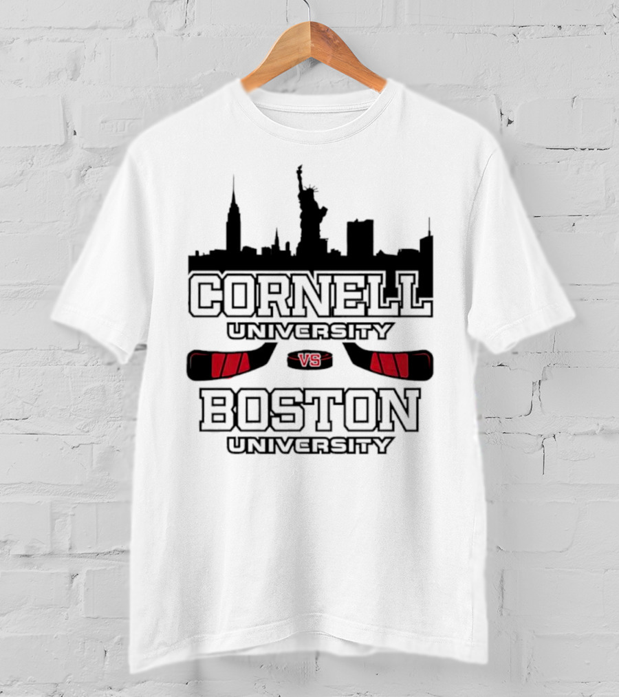 Red Hot Hockey Cornell University Boston University V8 T-Shirt
