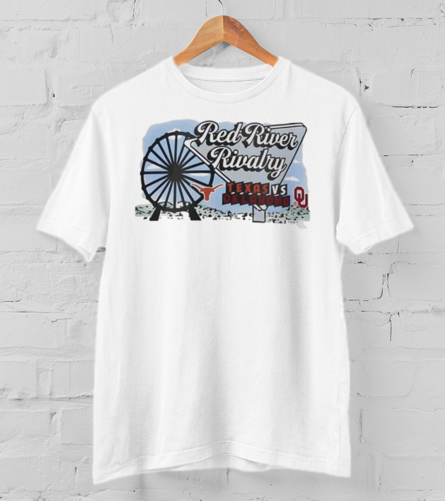 Red River Rivalry Texas Vs Oklahoma T-Shirt
