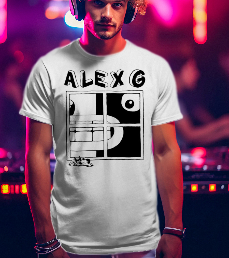 Alex G Concert Tour Music Window Design T-Shirt