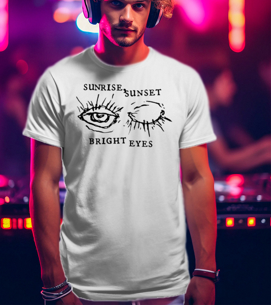Bright Eyes Sunrise Sunset Youth Lagoon Collaboration T-Shirt