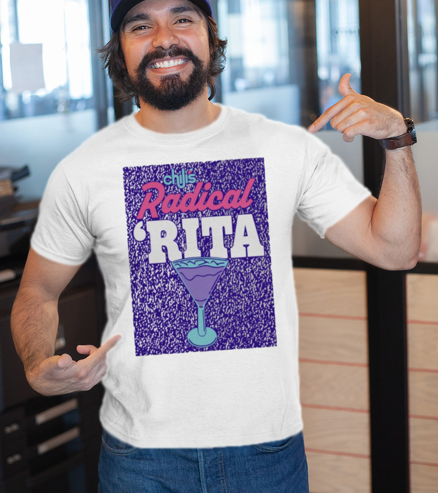 Chili's Radical Rita Retro Cocktail Margarita Vibes T-Shirt