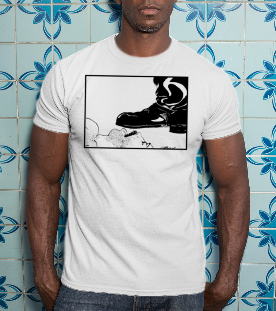 Gay Leather Boot LGBTQ Boseck Bondage Pride T-Shirt