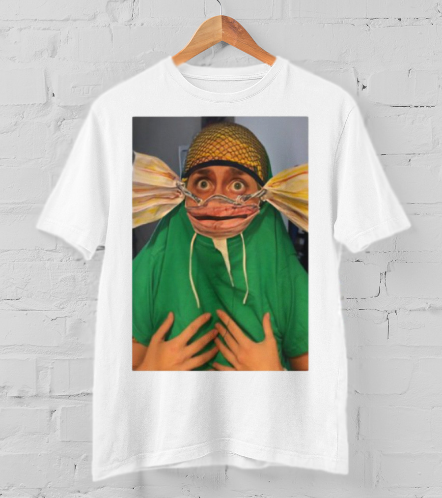 Homesweethome Catfish Mask Costume Creative Look T-Shirt