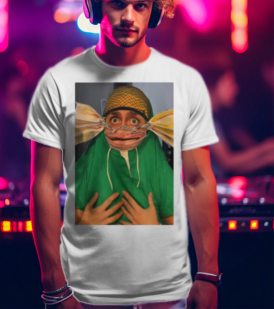 Homesweethome Catfish Mask Costume Creative Look T-Shirt