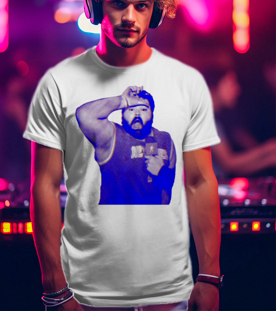 Karltowns Wearing Jason Dantona NYC Basketball Theme Blue Tone T-Shirt