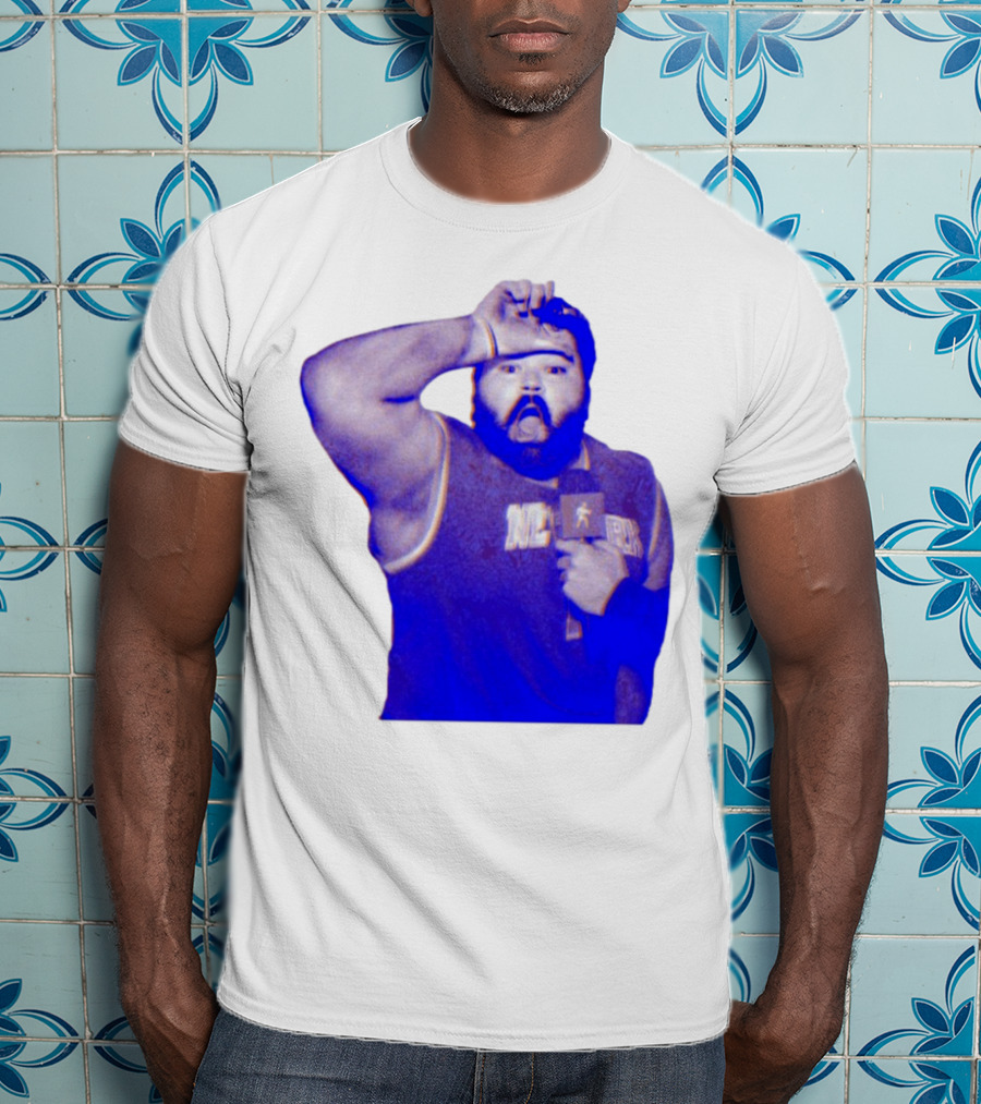 Karltowns Wearing Jason Dantona NYC Basketball Theme Blue Tone T-Shirt