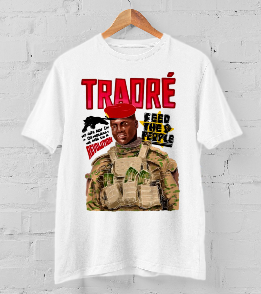 Traoré Revolution Ibrahim Feed The People T-Shirt