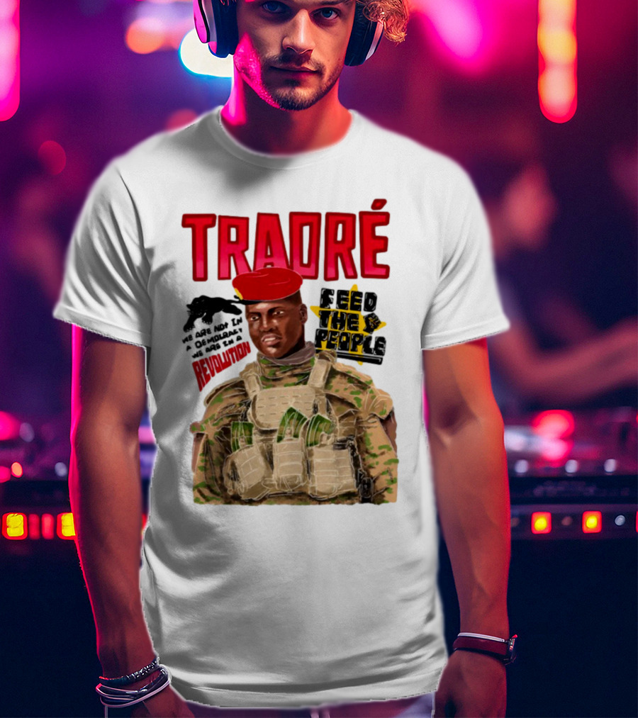 Traoré Revolution Ibrahim Feed The People T-Shirt
