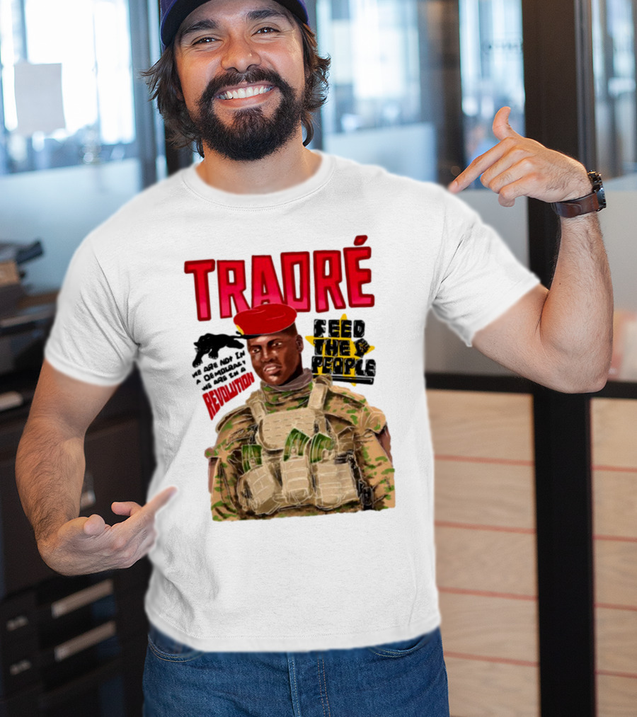 Traoré Revolution Ibrahim Feed The People T-Shirt