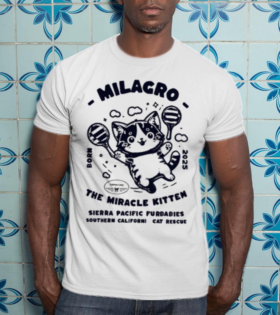 Milagro The Miracle Kitten Maria Souza Puppykat Coincidences Are Never T-Shirt