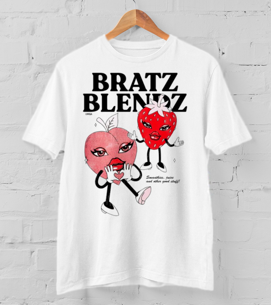 Sad Patron Stylin Bratz Blendz Fruit Characters T-Shirt