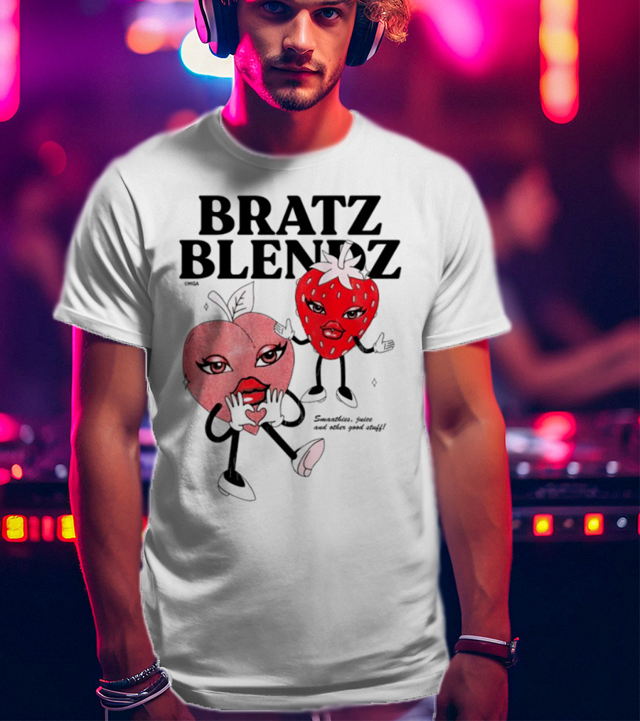 Sad Patron Stylin Bratz Blendz Fruit Characters T-Shirt