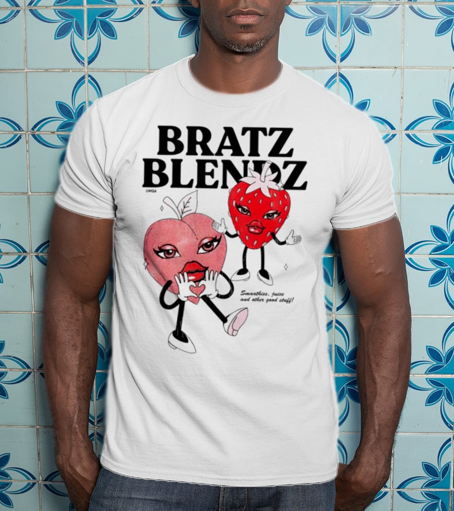 Sad Patron Stylin Bratz Blendz Fruit Characters T-Shirt