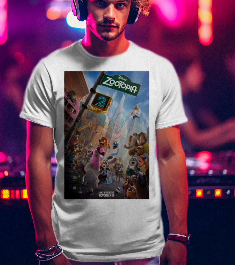 Disney Zootopia 2 Movie November 26 Only In Theaters T-Shirt