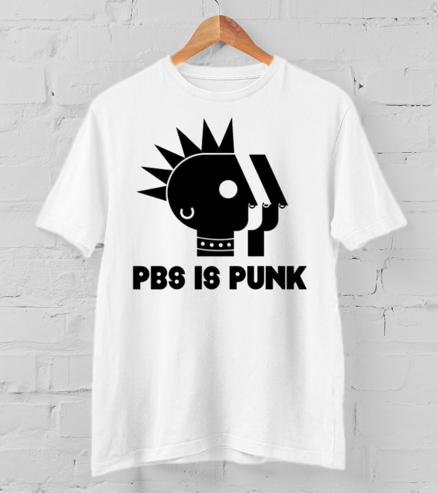 Two Crow Collective PBS Is Punk Vintage Cassette Vinyl Roots T-Shirt